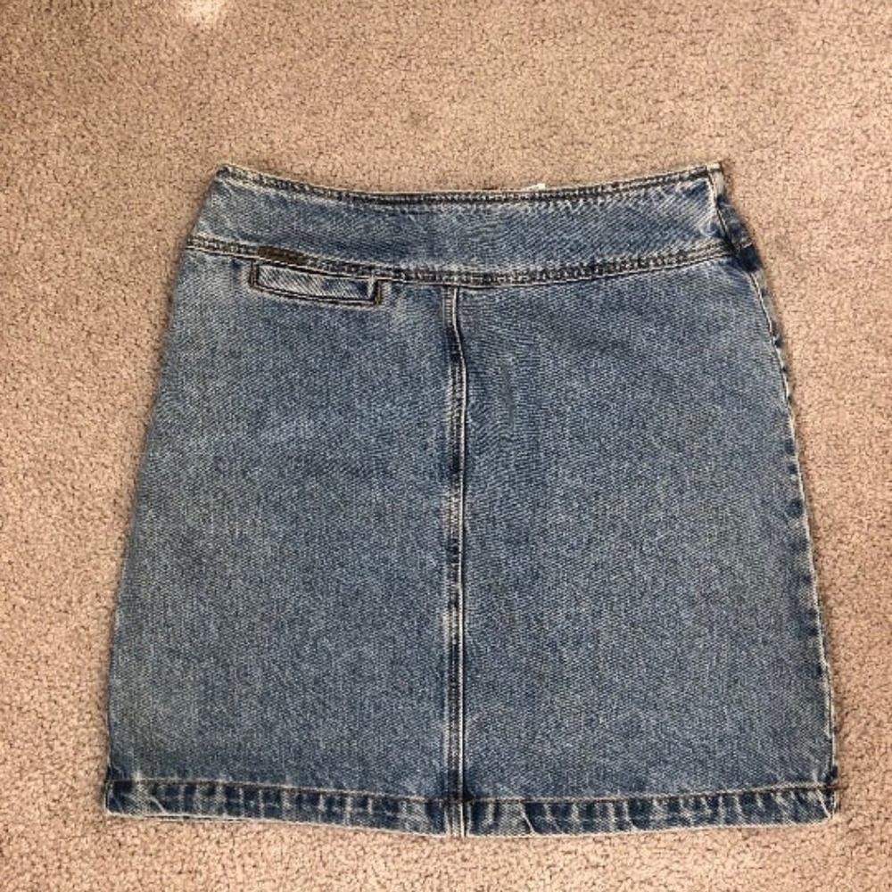 Vintage Calvin Klein Denim Pencil Skirt